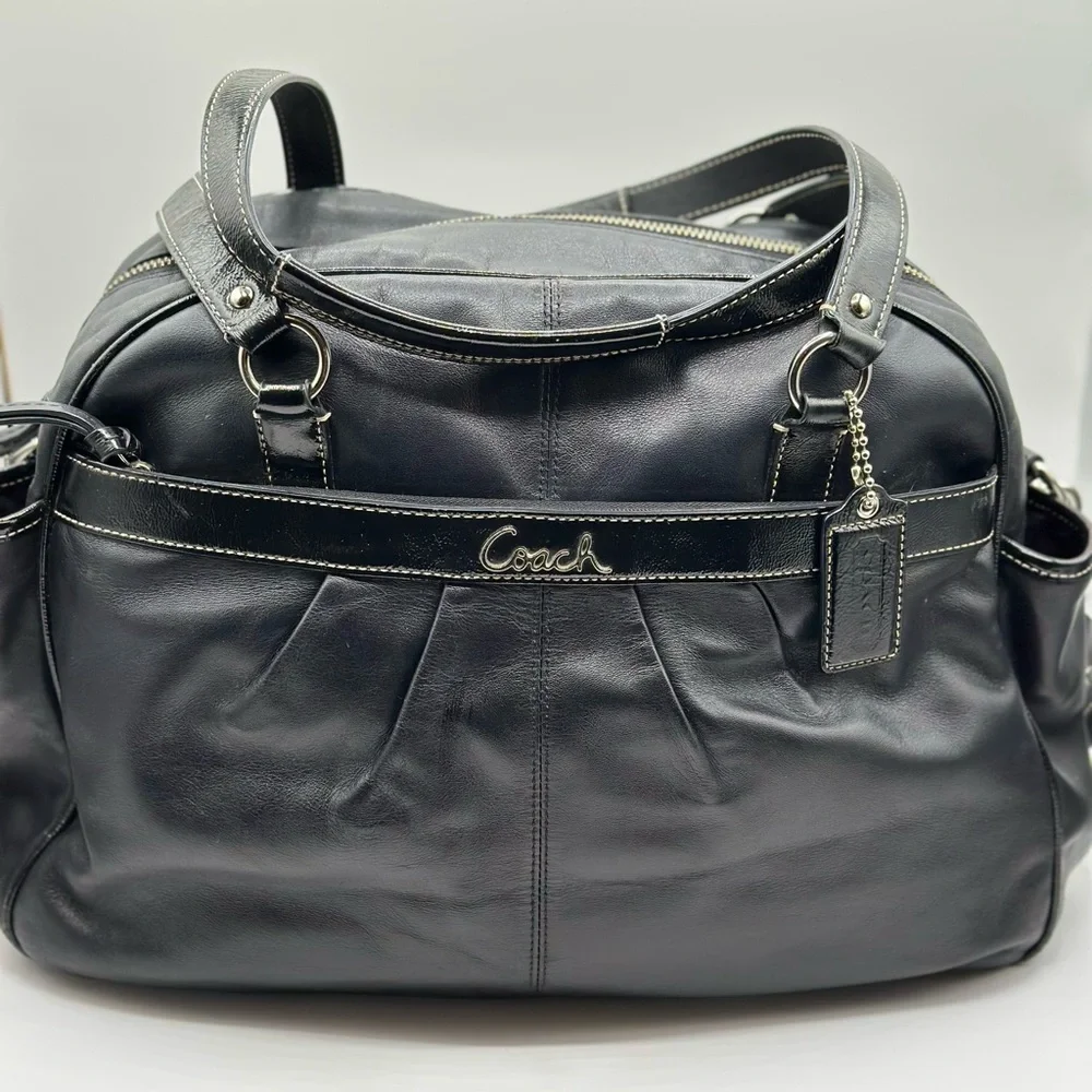 Coach Addison Black Muti Functional Tote/ Baby Bag